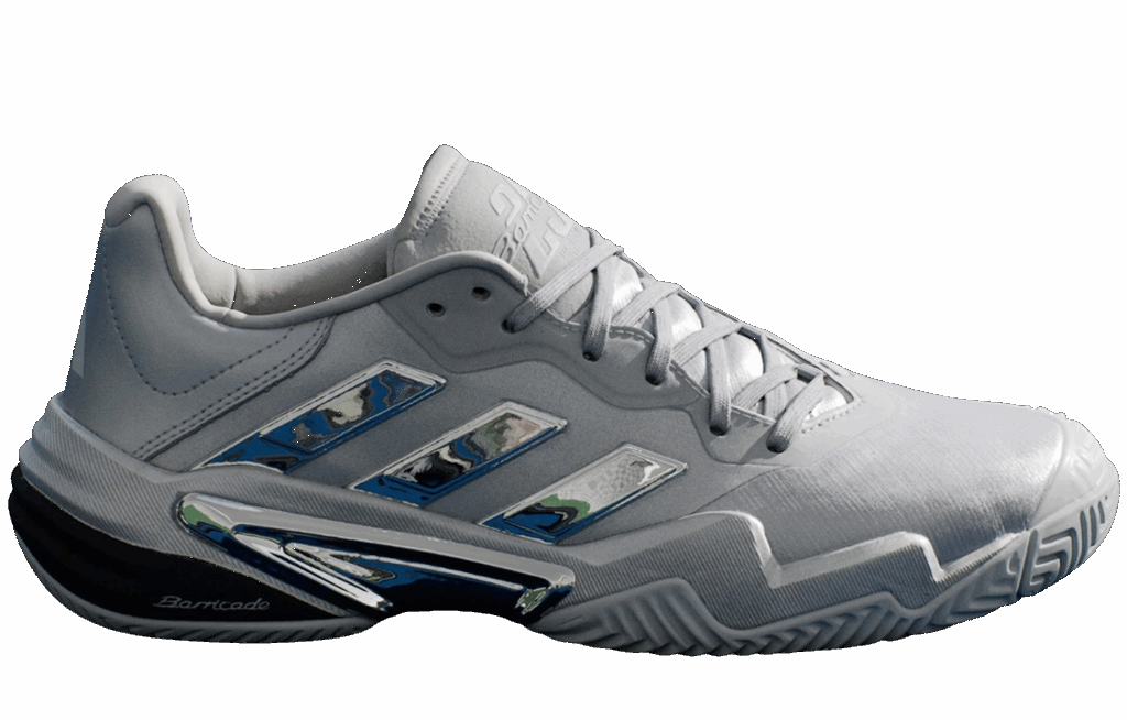 Giày 一分钟极速赛车168官网体彩 Adidas Barricade 13 'Silver Edition' JP5379